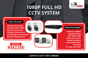 HIKVISION FULL HD CCTV SYSTEM PACKAGE